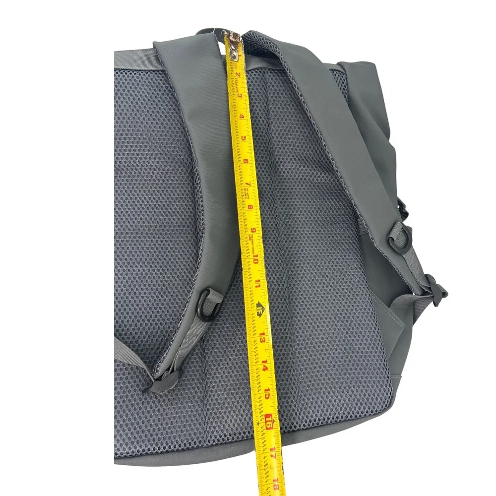 Gartner Winner Circle Gray Roll Top Tech Backpack Laptop Bag Commuter Travel